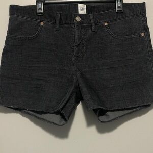 GAP Women's Dark Gray Corduroy Jean Shorts